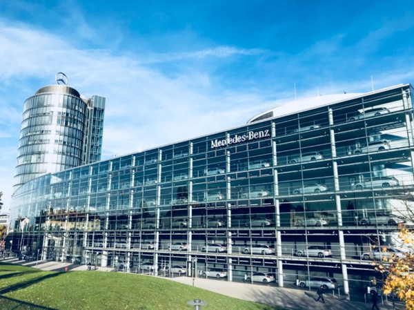 독일 뮌헨에 있는 메르세데스-벤츠 본사