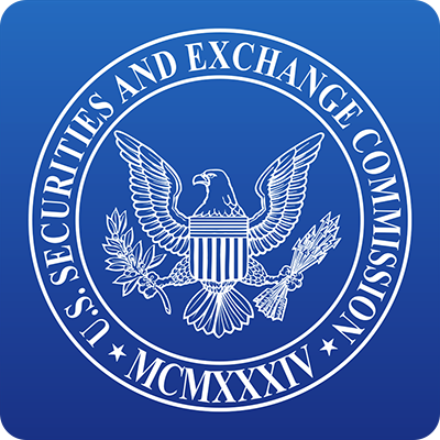 미국 증권거래위원회(SEC) 로고.