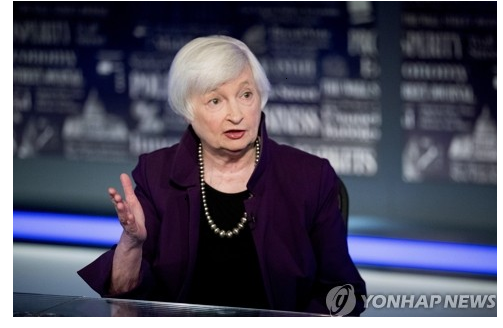 재닛 옐런 미국 재무장관.