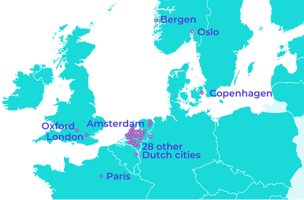 2030년까지 도입될 제로배출 구역. 자료=클린 시티스 '유럽 제로배출 지역 개발 동향' 보고서