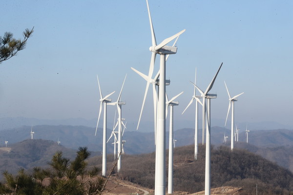 경북 영양군 석보면 삼의리 일대 풍력발전 단지. 사진=연합뉴스