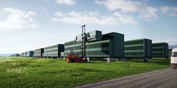 카본캡처가 미 와이오밍주에 짓고 있는 초대형 '직접공기포집' 시설 이미지. 사진=회사 홈페이지 캡처 