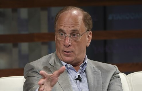 2018년 9월 20일 야후 금융 콘퍼런스에 참석한 래리 핑크 블랙록 CEO.  AP=연합