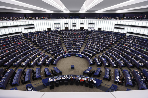 유럽의회 본회의 전경. AP=연합