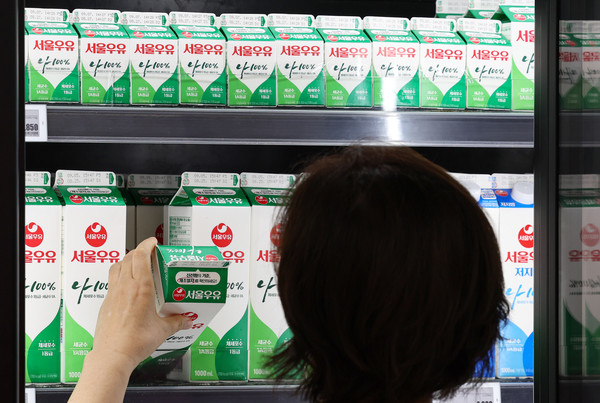 매장에 진열된 서울우유 모습. 사진=연합뉴스