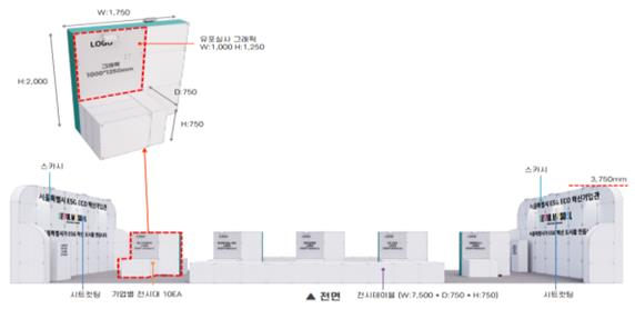'대한민국 ESG 친환경대전'에 선보일 서울시 혁신기업관 모습. 사진=서울시 제공