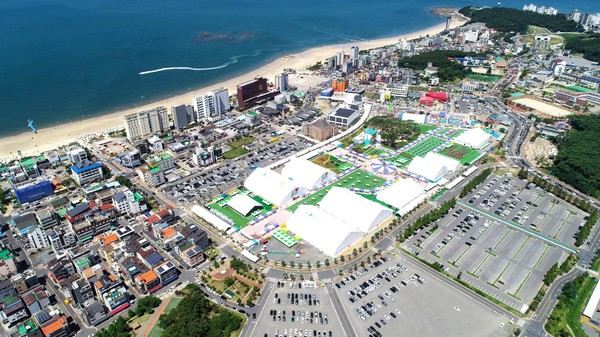 보령 해양머드박람회장이 이제 새 이름 ‘머드엑스포광장’을 얻게 됐다. 사진=충남 보령시 제공