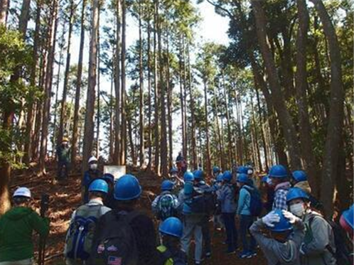 시즈오카현의 숲 살리기 학습 현장. 출처=시즈오카현 홈페이지