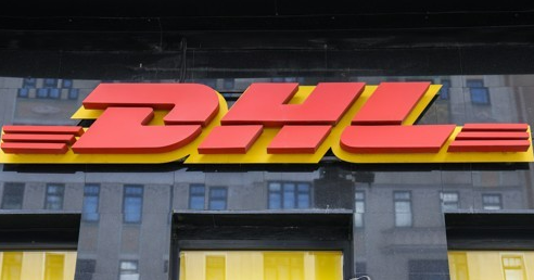 DHL 회사 로고. TASS=연합