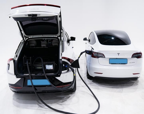 V2V 기반 전기차 충전 플랫폼. 사진=대한상의 제공