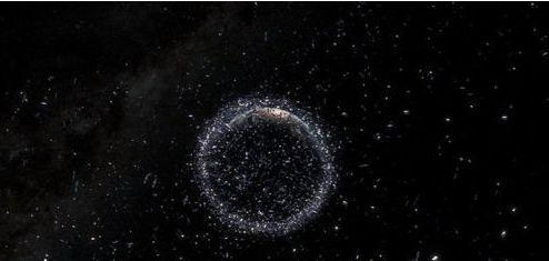 인공위성 파편 등 우주쓰레기. 연합=유럽우주국(ESA) 제공