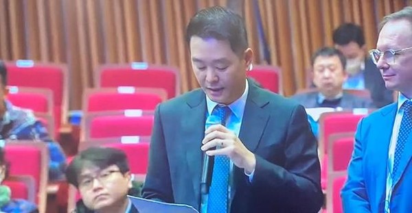 발언하는 행동주의 펀드 측 대리인 도현수 변호사 사진=연합뉴스  