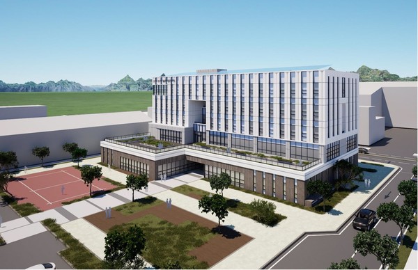 전남 나주시 혁신산업단지 내 구축되는 '전기차 전 주기 탄소중립 통합환경정보센터' 조감도. (환경부=연합뉴스)