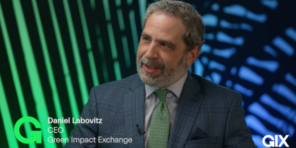 GIX(Green Impact Exchange)의 CEO이자 공동 설립자 댄 레보비츠. (GIX 레보비츠 인터뷰 영상 캡쳐)