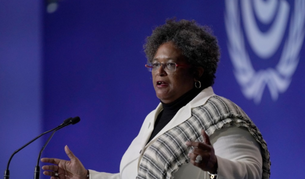 중앙아메리카 카리브해의 섬나라 바베이도스의 미아 모틀리 총리 (AP=연합뉴스)