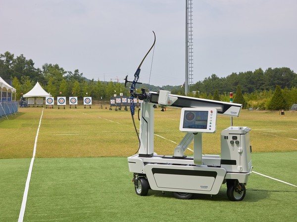 개인 훈련용 슈팅로봇.  사진=현대차그룹