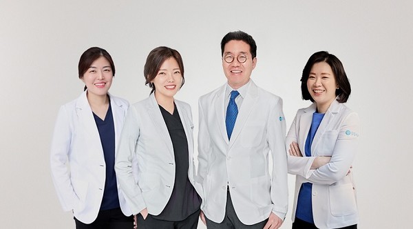 일등치과 나영민 원장, 필감운 원장, 박선영 원장, 심진 원장