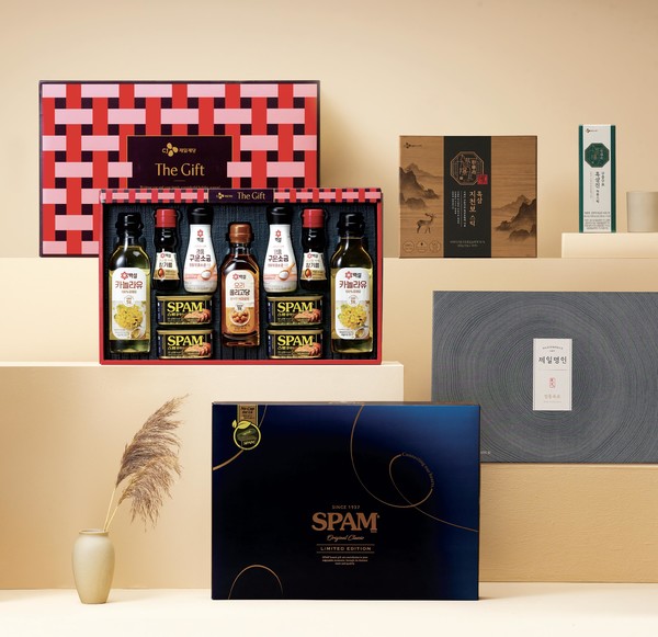 CJ제일제당 추석 선물 세트. 사진=CJ제일제당