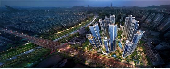 개포주공5단지 재건축 조감도.  사진=대우건설