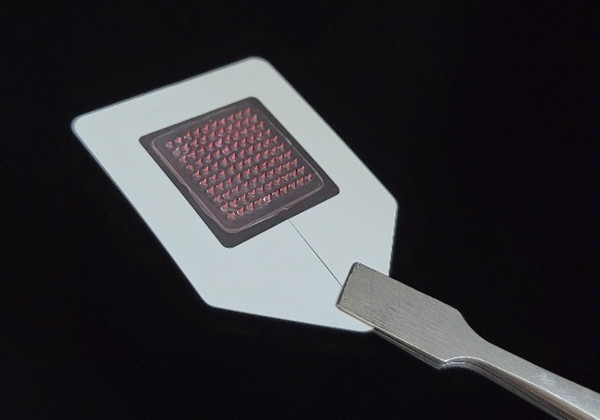 대웅제약이 개발 예정인 용해성 마이크로니들 패치 이미지. 사진=대웅제약