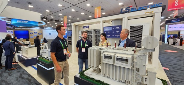 LS일렉트릭 'RE+ 2024' 전시부스.  사진=LS일렉트릭