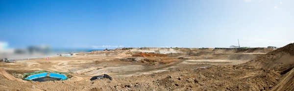 신한울 원전 3·4호기가 들어설 경북 울진 건설 현장. 현재 터닦기 공사가 마무리된 상태로 한수원은 건설 허가와 동시에 본격적인 공사에 들어간다. 사진=한국수력원자력