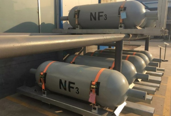 삼불화질소(NF3) 가스.