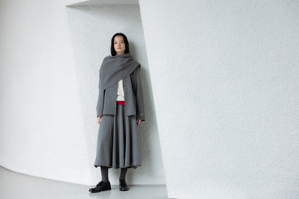 르캐시미어의 캐시미어 스카프 재킷.  사진=르캐시미어