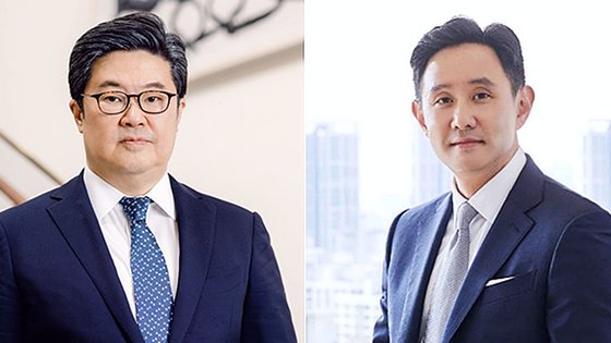 김병주 MBK파트너스 회장(왼쪽)과 최윤범 고려아연 회장. 사진=각 사