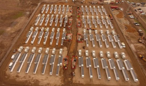 한화큐셀이 건설 중인 미국 커닝햄 에너지저장장치(ESS) 단지. 사진=연합