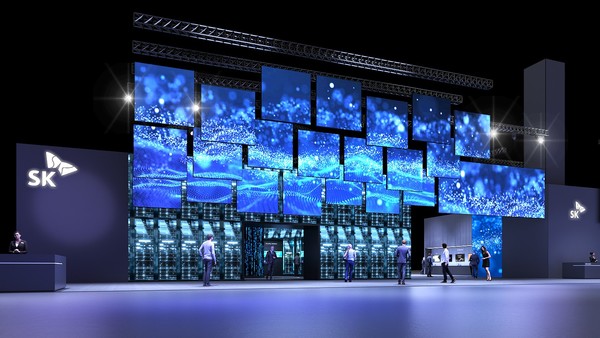 SKT의 CES2025 전시관 조감도. 사진=SKT