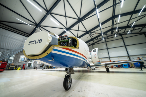 FA-50용 AESA 레이다가 장착된 시험항공기. 사진=LIG넥스원