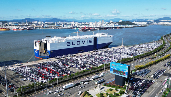 현대차 울산공장 수출선적부두.  사진=현대차그룹