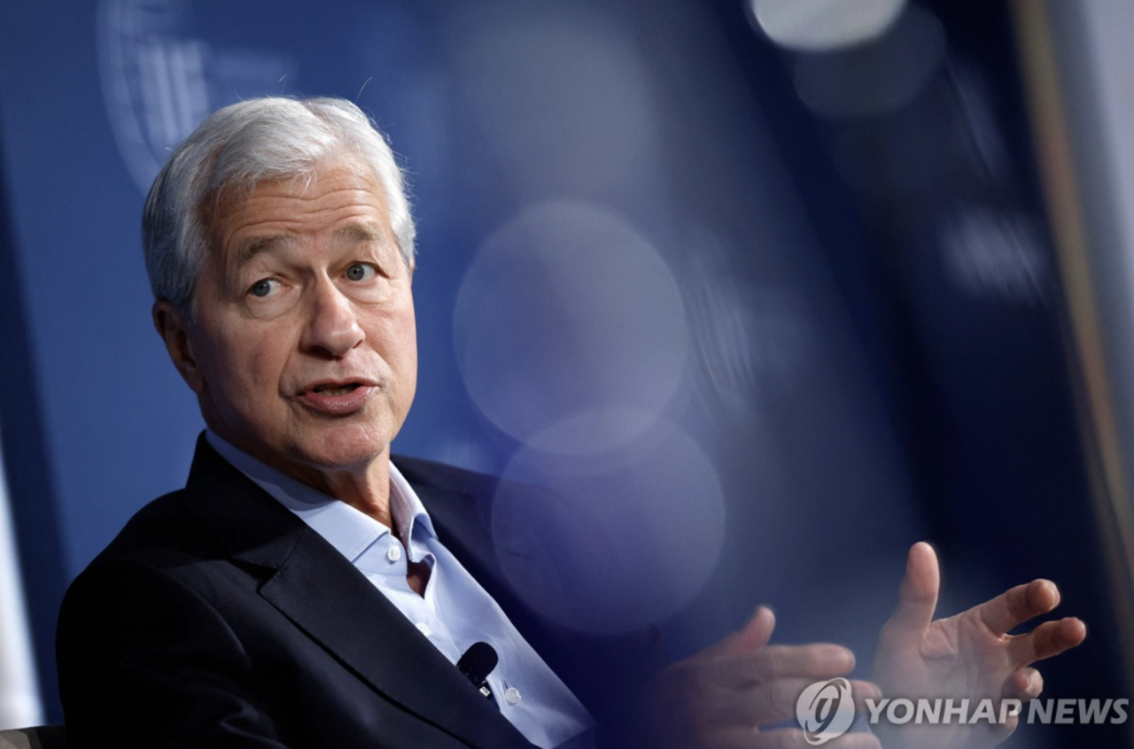 JP모건체이스 제이미 다이먼 CEO의 모습. 사진=연합