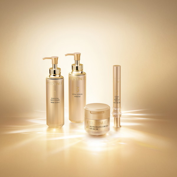 LG생활건강 인상 안티에이징 브랜드 '프레스티뉴'.  사진=LG생활건강