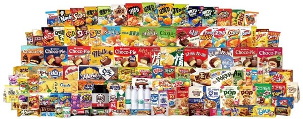 오리온 제품들.   사진=오리온