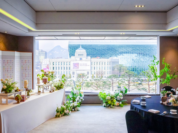 더 플라자 파인룸 돌잔치 행사장.  사진=한화호텔앤드리조트