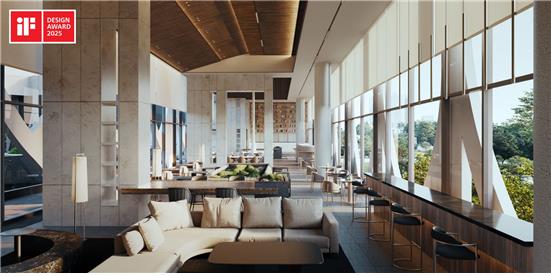 블랑 써밋 74의 '카페&비스트로'.   사진=대우건설