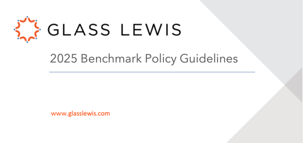 글래스루이스의 미국 기업을 대상으로 한 2025년 의결권 행사 지침(US Benchmark Policy Guidelines) 표지