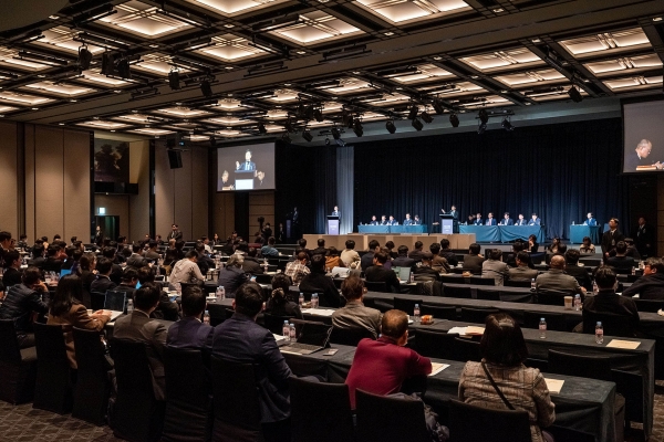 지난 1월 23일 개최된 고려아연 임시주주총회에 모인 주주들이 고려아연 경영진의 설명을 경청하고 있다. 사진=고려아연