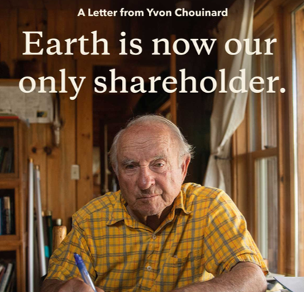 이온 쉬나드 파타고니아 회장의 서한. 사진=파타고니아