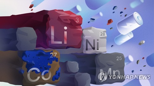 배터리 핵심광물. 자료사진=연합뉴스