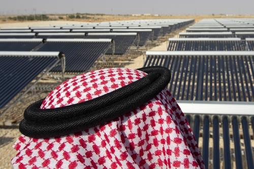 2018년 사우디아라비아의 한 연구소 내 태양광 설비. 사진=EPA 연합뉴스