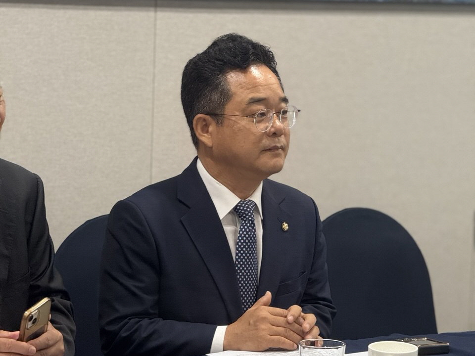 국회ESG포럼이 20일 오전 국회 본청에서 개최한 조찬 세미나에 참여한 민병덕 더불어민주당 의원. 사진=국회ESG포럼 공동사무국