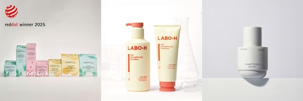 아모레퍼시픽, 2025 레드닷 디자인 어워드 본상 3개 수상.   사진=아모레퍼시픽