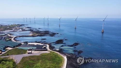 제주 탐라 해상풍력발전단지. 사진=연합뉴스