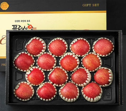 프레샤인 GAP 인증 당도선별 사과 선물세트.  사진=쿠팡