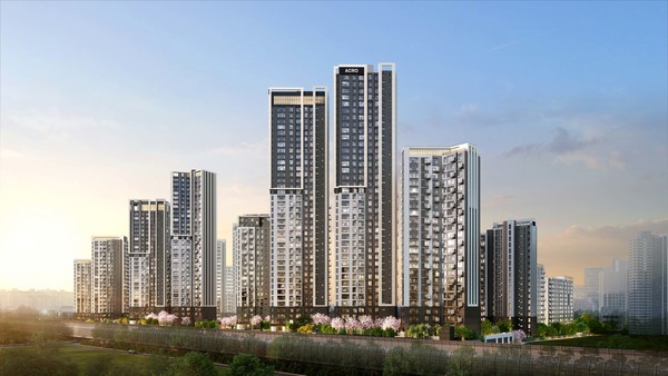 '아크로 드 서초' 단지 투시도.   사진=DL이앤씨