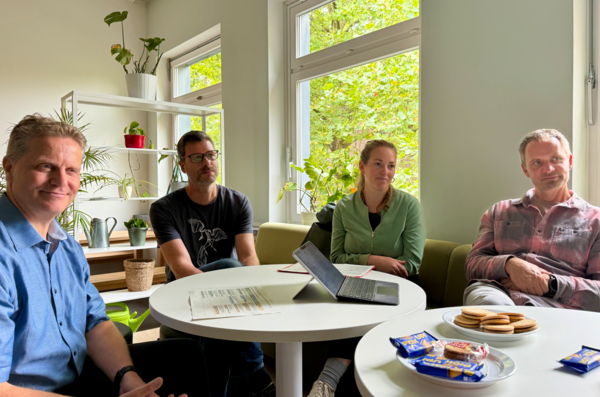 좌담회 참석자들 왼쪽부터 폰 클라이스트,  크뢰머, 바우만스, 드리슈너. 사진=ESG경제