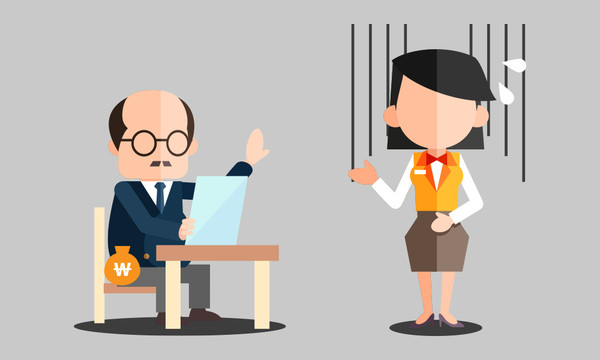 아르바이트생 임금체불(일러스트). 사진=연합뉴스